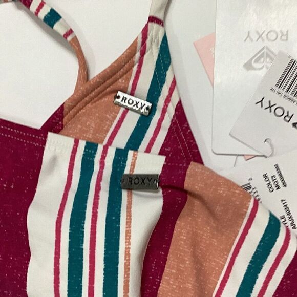 New. ROXY stripe bikini set. M-top/S-bottom.  . Retails $119 - Picture 9 of 9